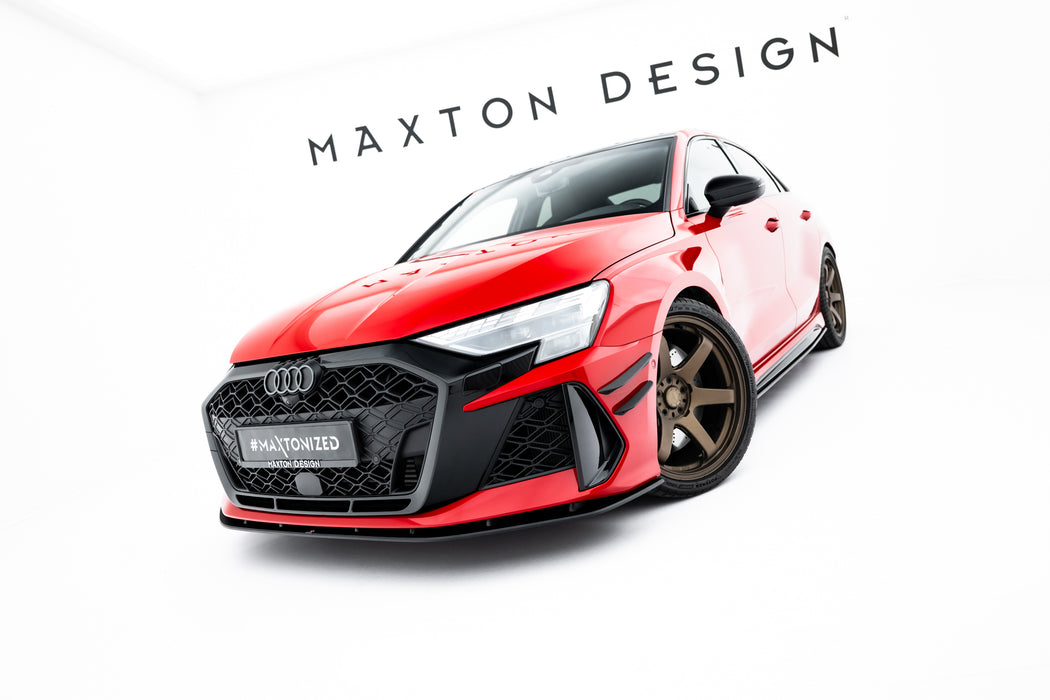 Maxton Design Street Pro Splitter Audi RS3 Sedan 8Y Facelift