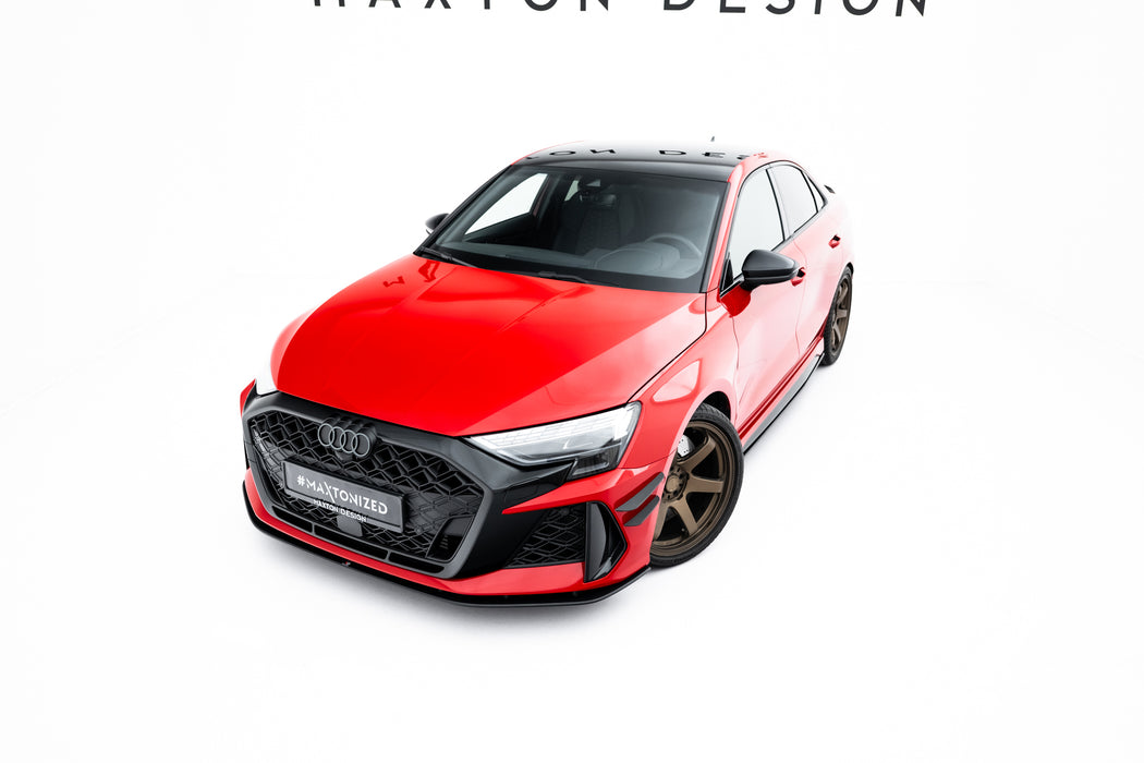 Maxton Design Street Pro Splitter Audi RS3 Sedan 8Y Facelift