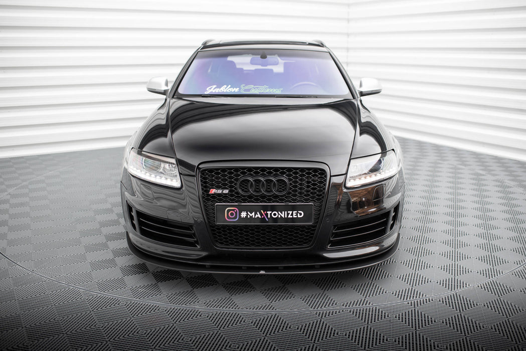 Maxton Design Street Pro Splitter Audi RS6 Avant C6