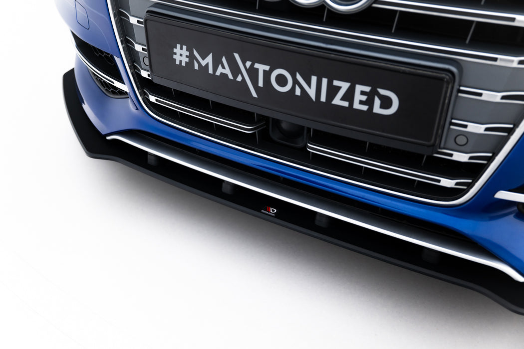 Maxton Design Street Pro Splitter Audi S3 / A3 S-Line Sedan 8V