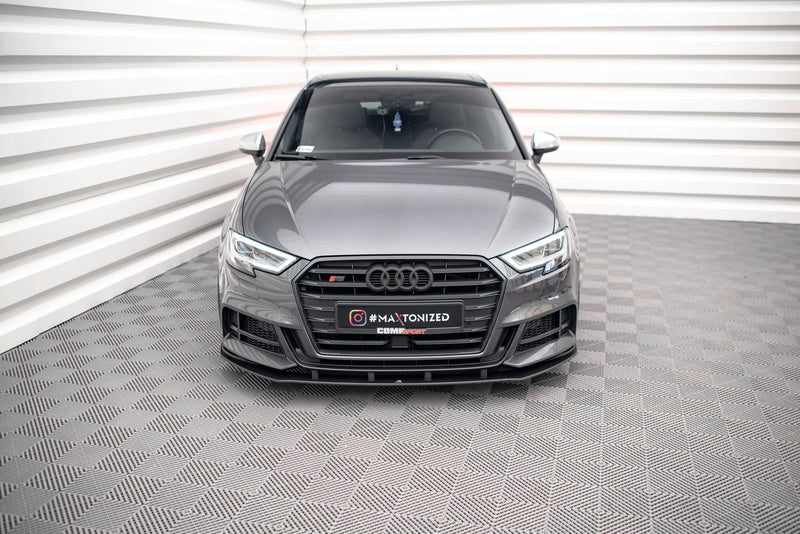 Maxton Design Street Pro Splitter Audi S3 / A3 S-Line Sportback 8V Facelift