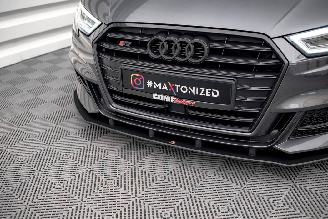 Maxton Design Street Pro Splitter Audi S3 / A3 S-Line Sportback 8V Facelift