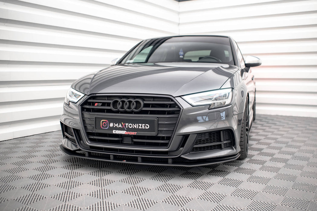 Maxton Design Street Pro Splitter Audi S3 / A3 S-Line Sportback 8V Facelift