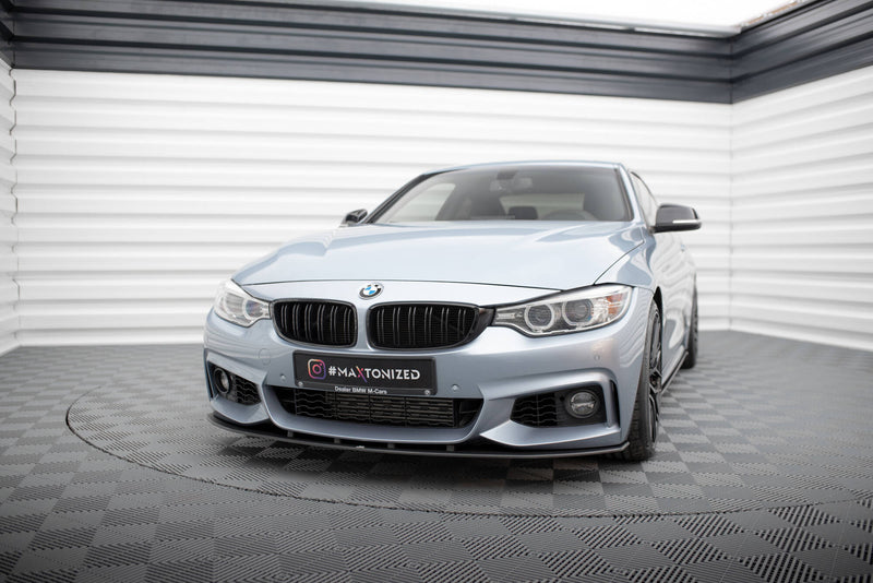 Maxton Design Street Pro Splitter BMW 4 Coupe / Gran Coupe / Cabrio M-Pack F32 / F36 / F33