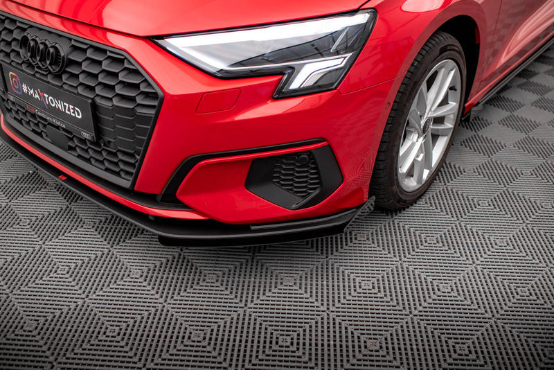 Maxton Design Street Pro Splitter + Flaps + Flaps Audi A3 8Y