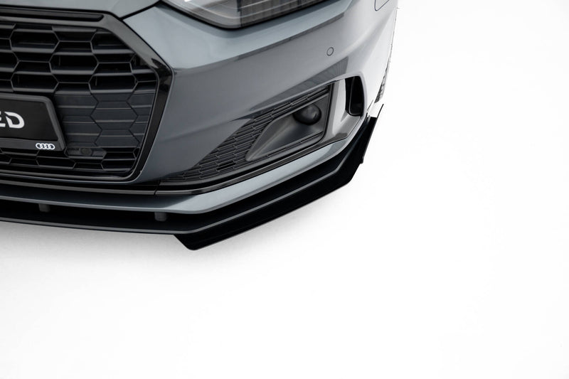 Maxton Design Street Pro Splitter + Flaps + Flaps Audi A5 F5 Facelift