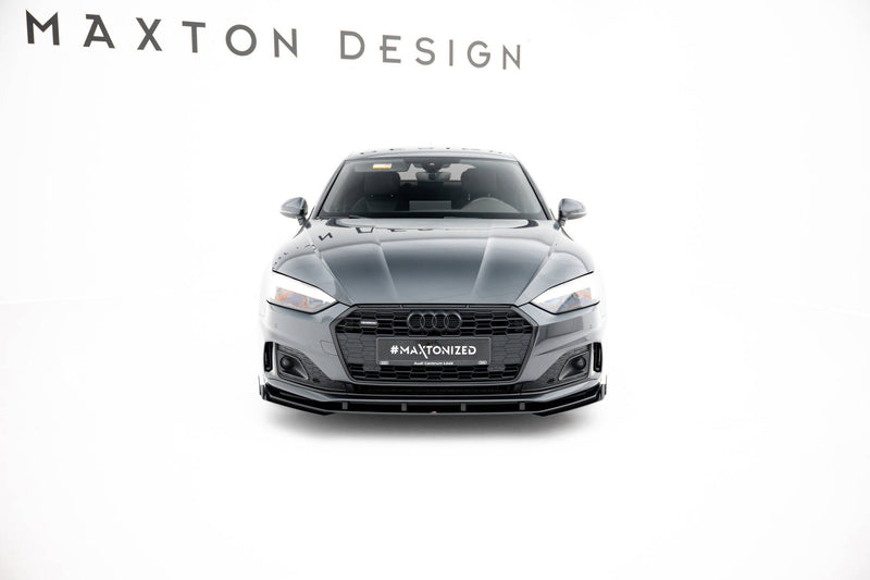 Maxton Design Street Pro Splitter + Flaps + Flaps Audi A5 F5 Facelift