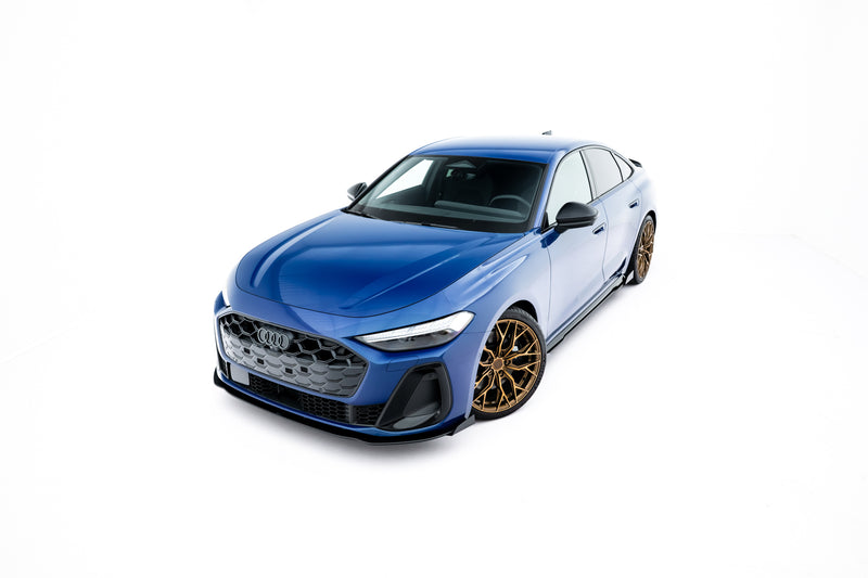 Maxton Design Street Pro Splitter + Flaps + Flaps Audi A5 S-Line / S5 Sedan / Avant B10