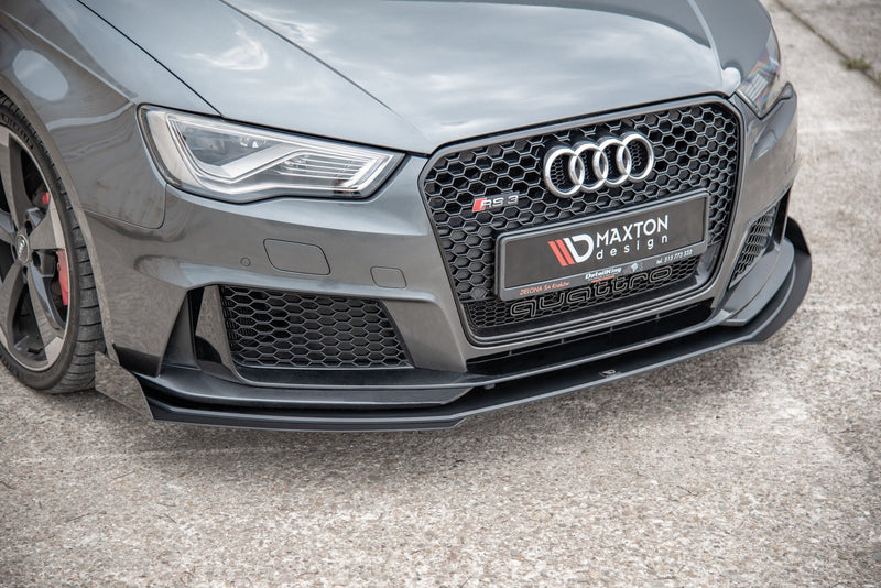 Maxton Design Street Pro Splitter + Flaps for Audi RS3 8V Sportback