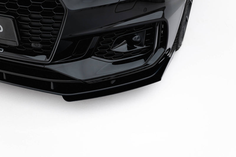 Maxton Design Street Pro Splitter + Flaps + Flaps Audi RS5 Coupe / Sportback F5