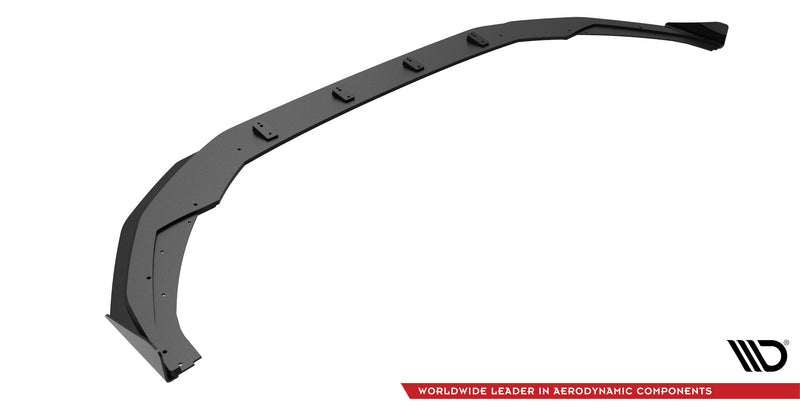Maxton Design Street Pro Splitter + Flaps  + Flaps Audi S3 / A3 S-Line 8Y