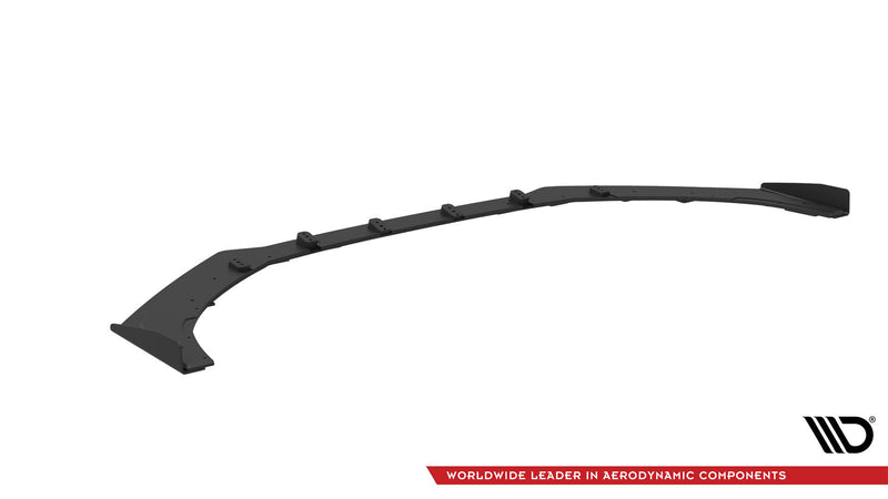 Maxton Design Street Pro Splitter + Flaps + Flaps for Audi S3 / A3 S-Line Sedan 8V