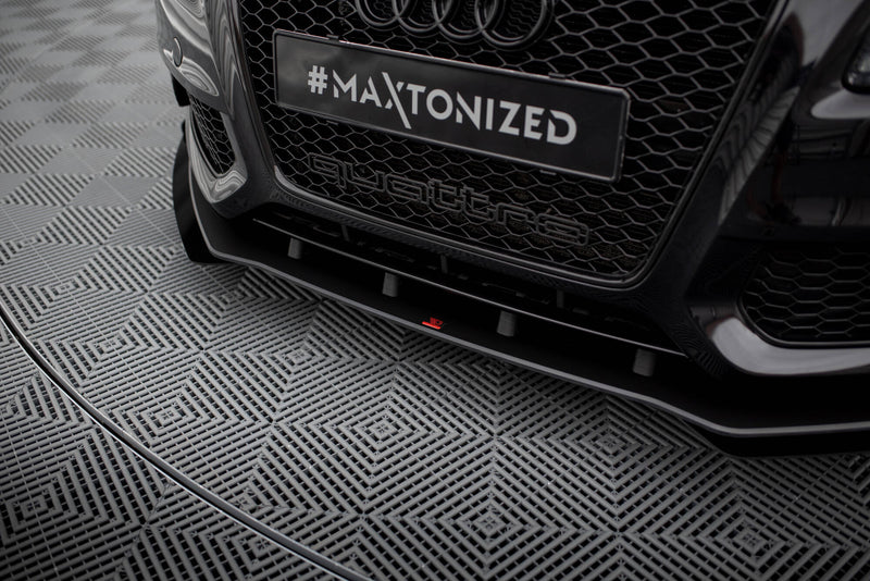 Maxton Design Street Pro Splitter + Flaps + Flaps for Audi S5 / A5 S-Line 8T
