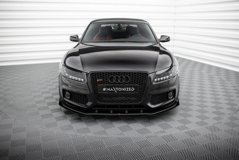 Maxton Design Street Pro Splitter + Flaps + Flaps Audi S5 / A5 S-Line 8T