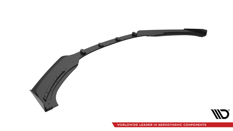 Maxton Design Street Pro Splitter + Flaps + Flaps for Audi TT S / S-Line 8S
