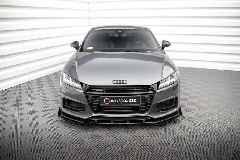 Maxton Design Street Pro Splitter + Flaps + Flaps Audi TT S / S-Line 8S