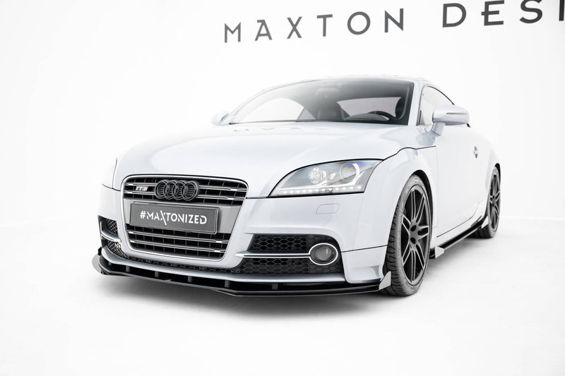 Maxton Design Street Pro Splitter + Flaps + Flaps for Audi TT S / TT S-Line 8J Facelift