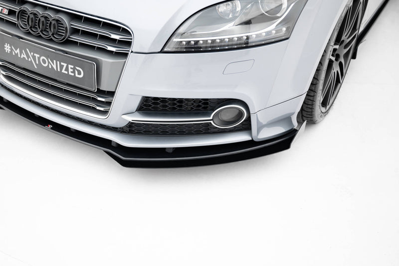 Maxton Design Street Pro Splitter + Flaps + Flaps Audi TT S / TT S-Line 8J Facelift