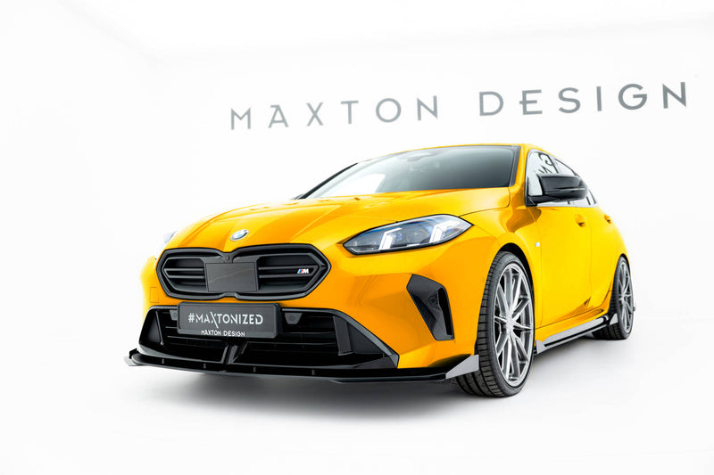 Maxton Design Street Pro Splitter + Flaps + Flaps BMW 1 M-Pack F70