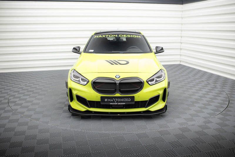 Maxton Design Street Pro Splitter + Flaps + Flaps for BMW 1 Series M-Pack / M135i / 128ti F40