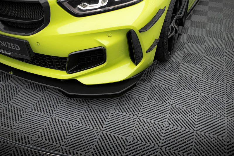 Maxton Design Street Pro Splitter + Flaps + Flaps BMW 1 M-Pack / M135i / 128ti F40