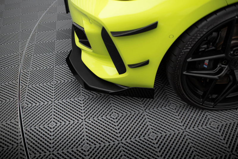 Maxton Design Street Pro Splitter + Flaps + Flaps BMW 1 M-Pack / M135i / 128ti F40