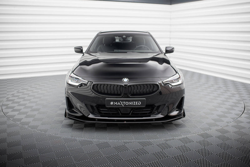 Maxton Design Street Pro Splitter + Flaps + Flaps for BMW 2 Coupe G42