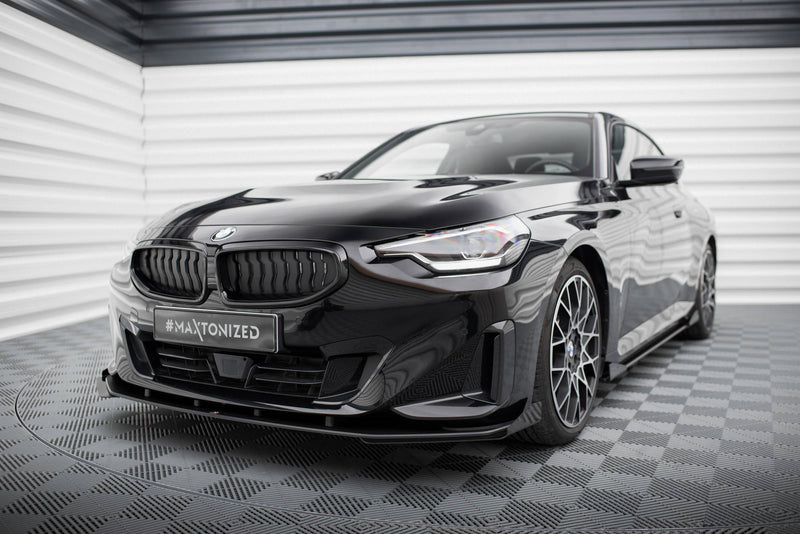 Maxton Design Street Pro Splitter + Flaps + Flaps BMW 2 Coupe G42