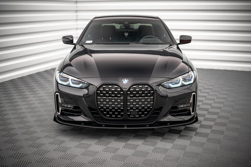 Maxton Design Street Pro Splitter + Flaps BMW 4 M-Pack / M440i G22 / G23 / G22 Facelift / G23 Facelift