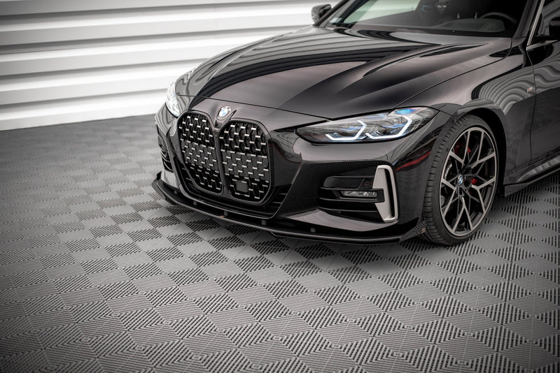 Maxton Design Street Pro Splitter + Flaps BMW 4 M-Pack / M440i G22 / G23 / G22 Facelift / G23 Facelift