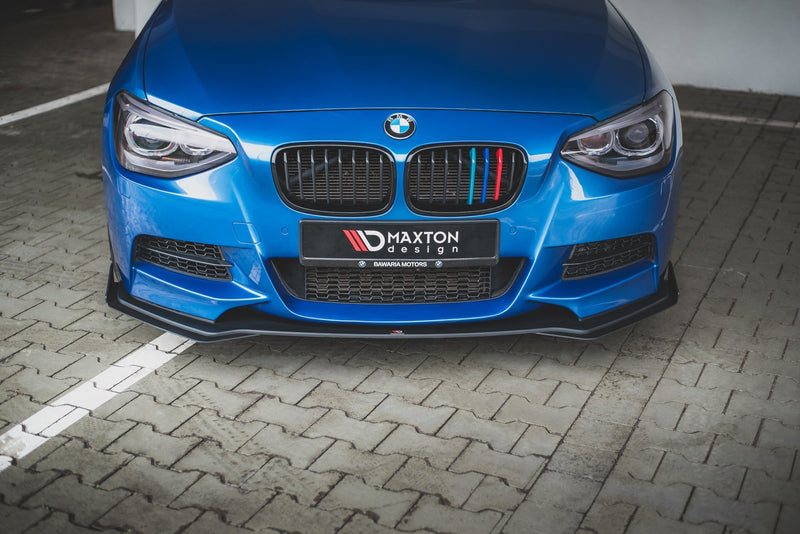 Maxton Design Street Pro Splitter + Flaps BMW M135i F20