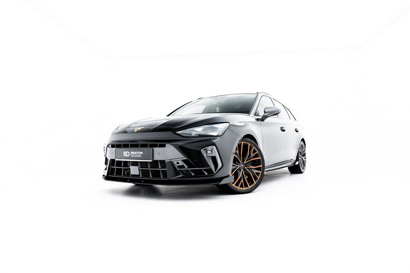 Maxton Design Street Pro Splitter + Flaps + Flaps Cupra Leon ST / Hatchback Mk1 Facelift