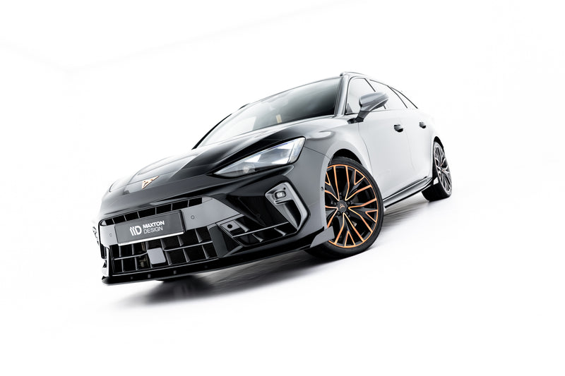 Maxton Design Street Pro Splitter + Flaps + Flaps Cupra Leon ST / Hatchback Mk1 Facelift