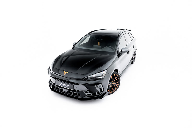 Maxton Design Street Pro Splitter + Flaps + Flaps Cupra Leon ST / Hatchback Mk1 Facelift