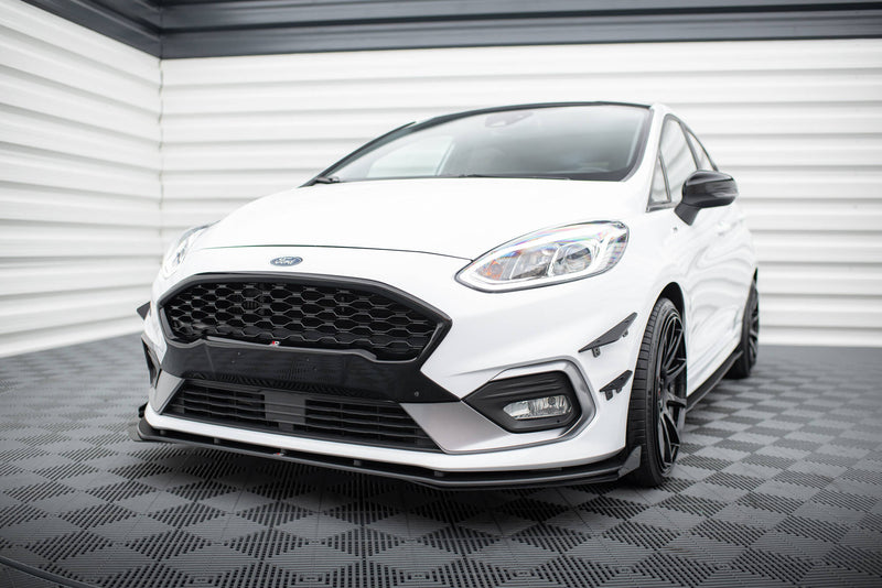 Maxton Design Street Pro Splitter + Flaps Ford Fiesta Mk8 ST / ST-Line