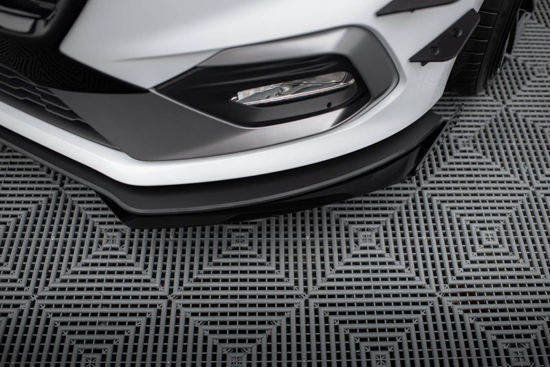 Maxton Design Street Pro Splitter + Flaps Ford Fiesta Mk8 ST / ST-Line