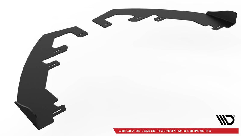 Maxton Design Street Pro Splitter + Flaps Ford Fiesta Mk8 ST / ST-Line
