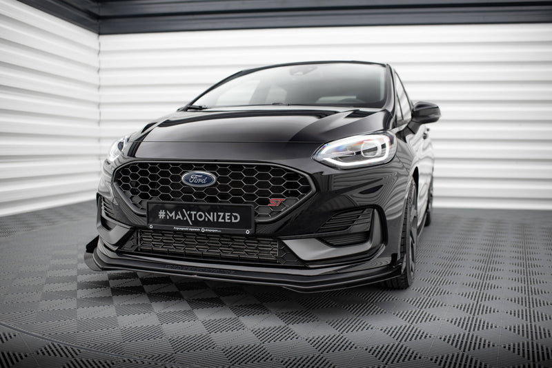 Maxton Design Street Pro Splitter + Flaps + Flaps for Ford Fiesta ST Mk8 Facelift