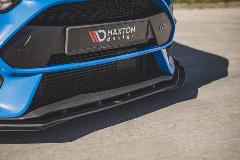 Maxton Design Street Pro Splitter + Flaps Ford Focus RS Mk3