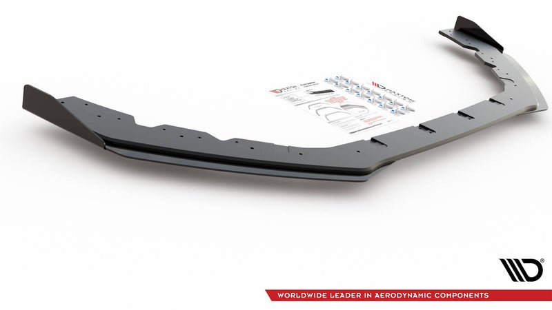 Maxton Design Street Pro Splitter + Flaps Ford Focus RS Mk3
