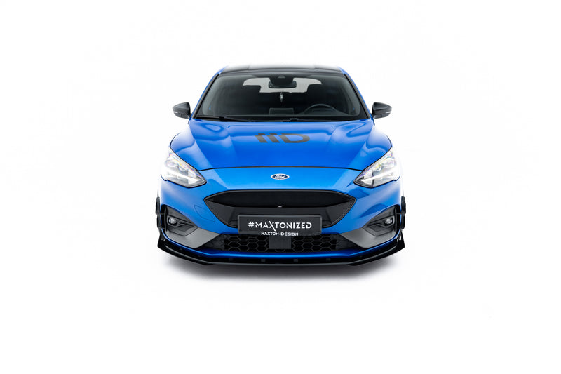 Maxton Design Street Pro Splitter + Flaps Ford Focus ST / ST-Line Mk4