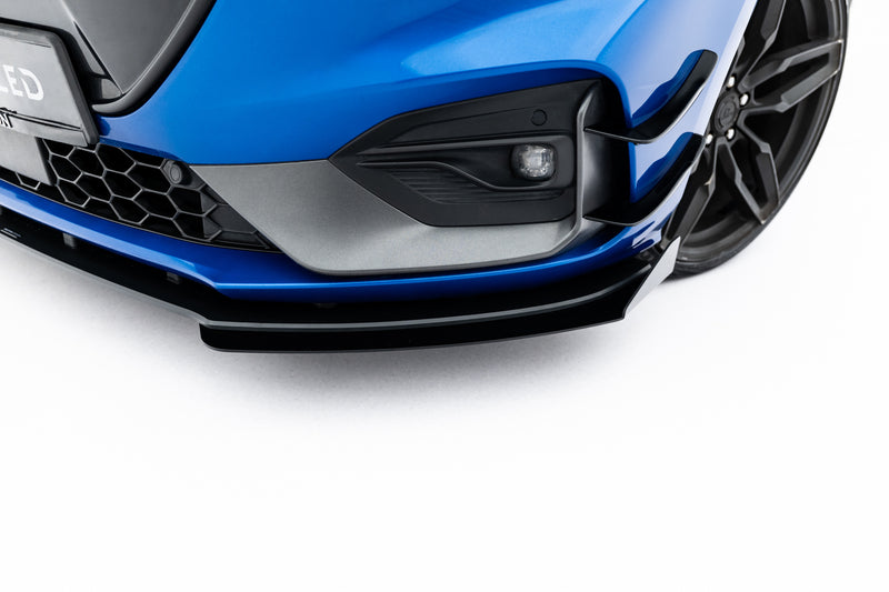 Maxton Design Street Pro Splitter + Flaps Ford Focus ST / ST-Line Mk4