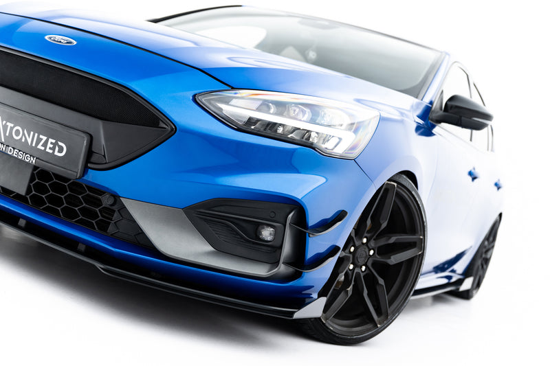 Maxton Design Street Pro Splitter + Flaps Ford Focus ST / ST-Line Mk4