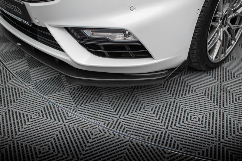 Maxton Design Street Pro Splitter + Flaps + Flaps for Ford Mondeo Sport Mk5 Facelift / Fusion Sport Mk2 Facelift