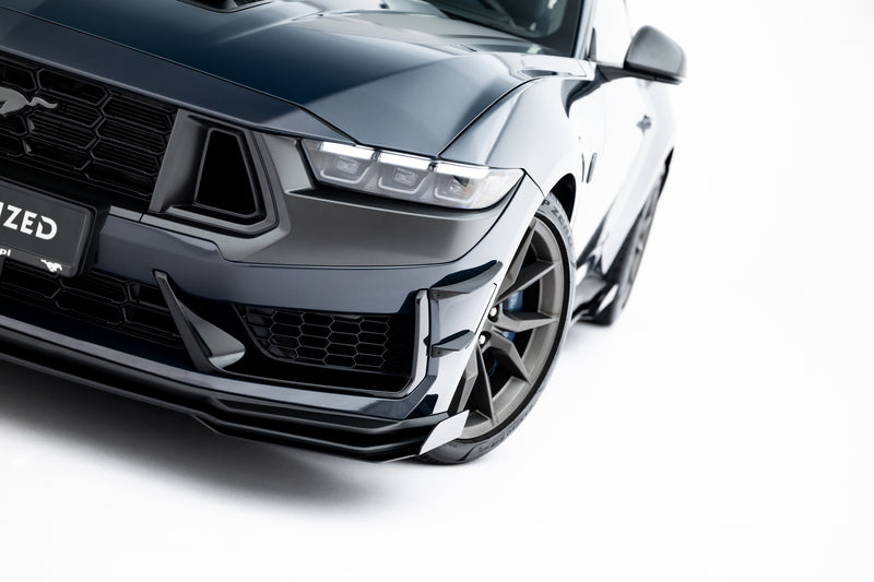 Maxton Design Street Pro Splitter + Flaps + Flaps Ford Mustang Dark Horse Mk7