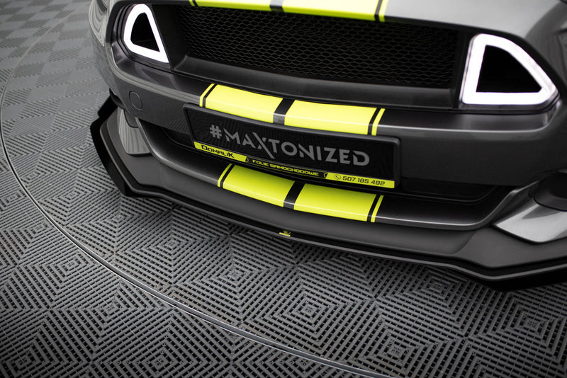 Maxton Design Street Pro Splitter + Flaps + Flaps for Ford Mustang GT Mk6