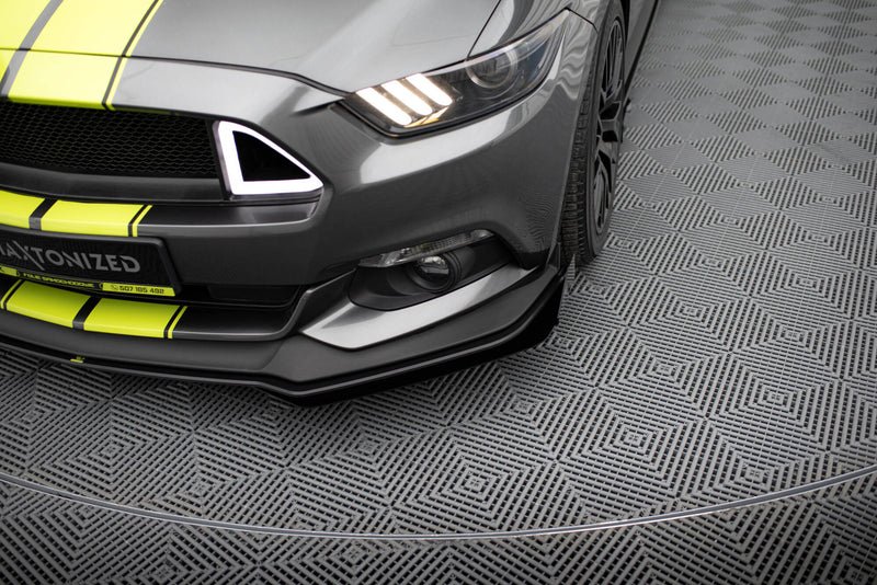 Maxton Design Street Pro Splitter + Flaps + Flaps for Ford Mustang GT Mk6