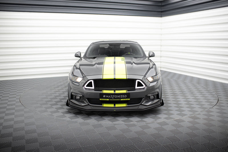 Maxton Design Street Pro Splitter + Flaps + Flaps for Ford Mustang GT Mk6