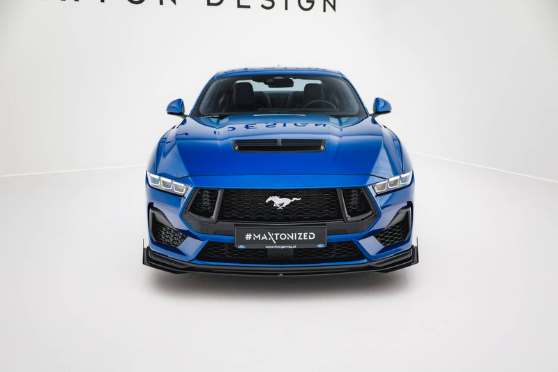 Maxton Design Street Pro Splitter + Flaps + Flaps for Ford Mustang GT Mk7