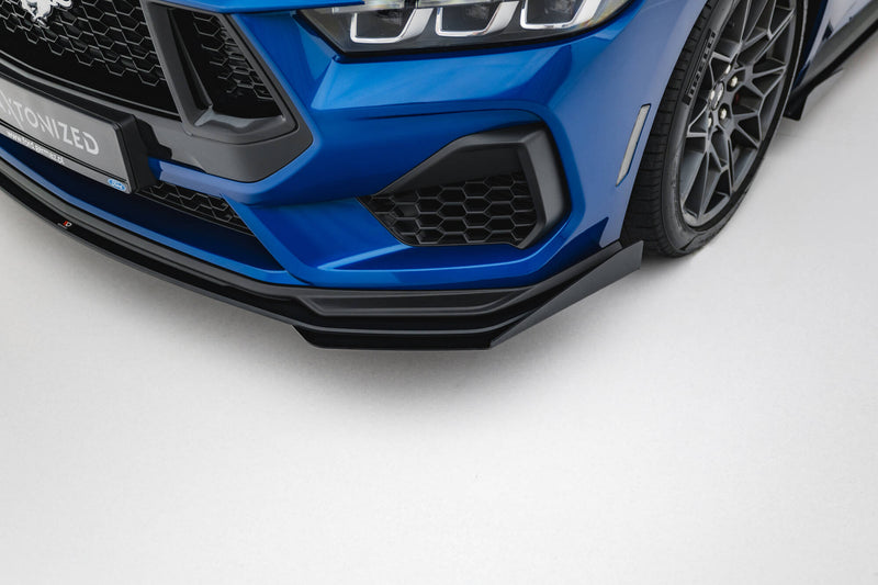 Maxton Design Street Pro Splitter + Flaps + Flaps for Ford Mustang GT Mk7